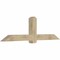 Ekena Millwork Eugene Rough Sawn Timber Gable Bracket, Douglas Fir, 84"W x 24"H x 6"D x 6"F, 7/12 Pitch GBW084X24X0606EUG00RDF - alternate 3